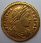 A LATE ROMAN/EARLY BYZANTINE GOLD SOLIDUS OF VALENS