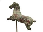A HELLENISTIC BRONZE FIGURE OF A HORSE