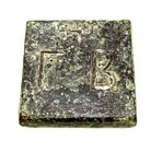 A BYZANTINE BRONZE COMMERCIAL WEIGHT