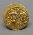 A BYZANTINE GOLD SOLIDUS OF HERACLIUS