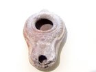 A BEIT NATIF TERRACOTTA OIL LAMP FROM THE HOLY LAND