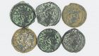 SIX BRONZE COINS OF ALEXANDER II ZABINAS