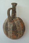 A CYPRIOT TERRACOTTA FLASK